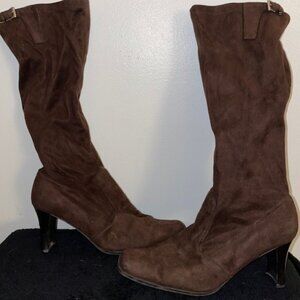 Brown Suede Boots